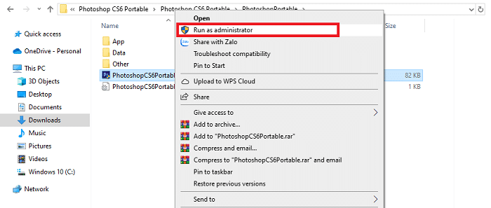 Download Photoshop CS6 Portable