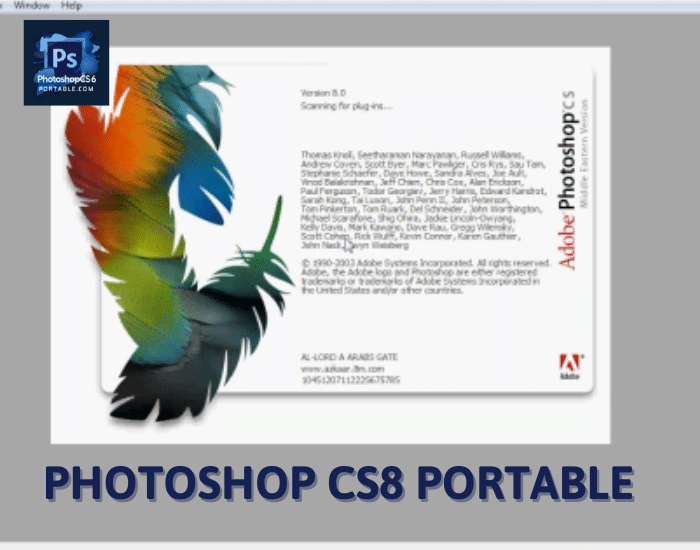 Download Photoshop CS8 Portable Bản Rút Gọn Không Cần Cài Đặt