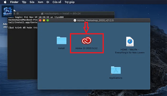Mở thư mục và chọn “Patch or Drag”