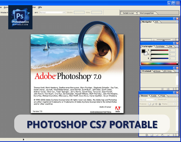 Tải Photoshop CS7 Portable Cực Nhẹ - Link Google Drive