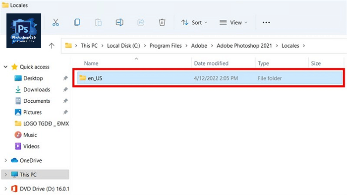 Mở thư mục en_US