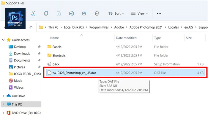 Nhấn vào tập tin tw10428 rồi di chuyển hoặc xóa file